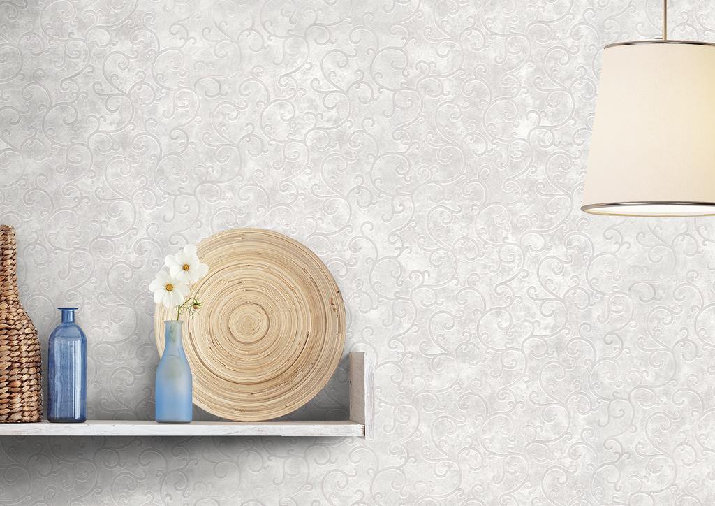 ASTOR BRAHEEM GRİ SARMAŞIK DESEN DUVAR KAĞIDI (16,5 m2) 109-05