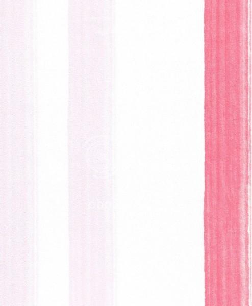 LITTLE STAR PEMBE ÇİZGİLİ DUVAR KAĞIDI LS10602