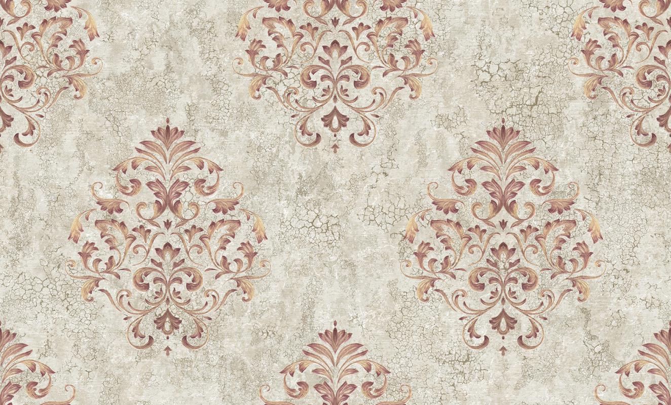 ARMANİ DAMASK DESEN DUVAR KAĞIDI (16,5 m2) 3013-01