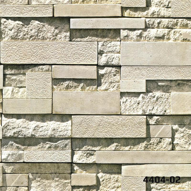 DECO STONE 3 BOYUTLU GRİ DOĞAL TAŞ DUVAR KAĞIDI 16,5 m2 - 4404-02