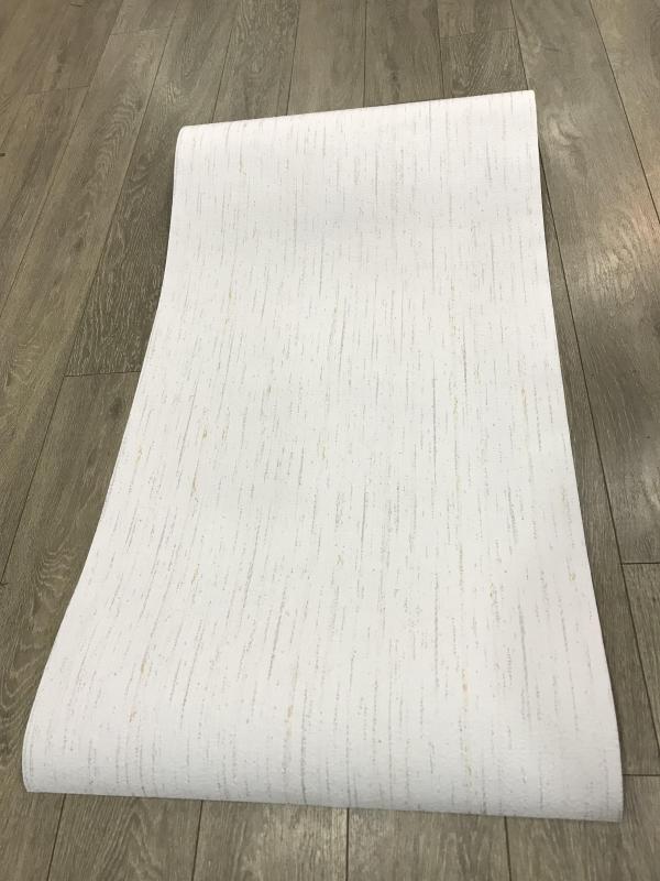 Düz Çizgili Beyaz Duvar Kağıdı 5m2 DuvarKagidiSec