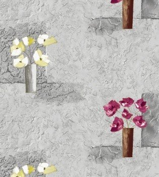 SECRET SENSE TABLO ÇİÇEK DESENLİ DUVAR KAĞIDI 16,5 M2 - 8967-1