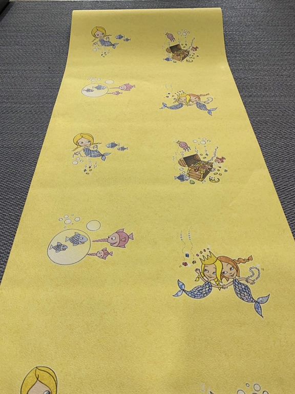 Erismann Sarı Deniz Kızı Çocuk Odası Duvar Kağıdı 5 m2