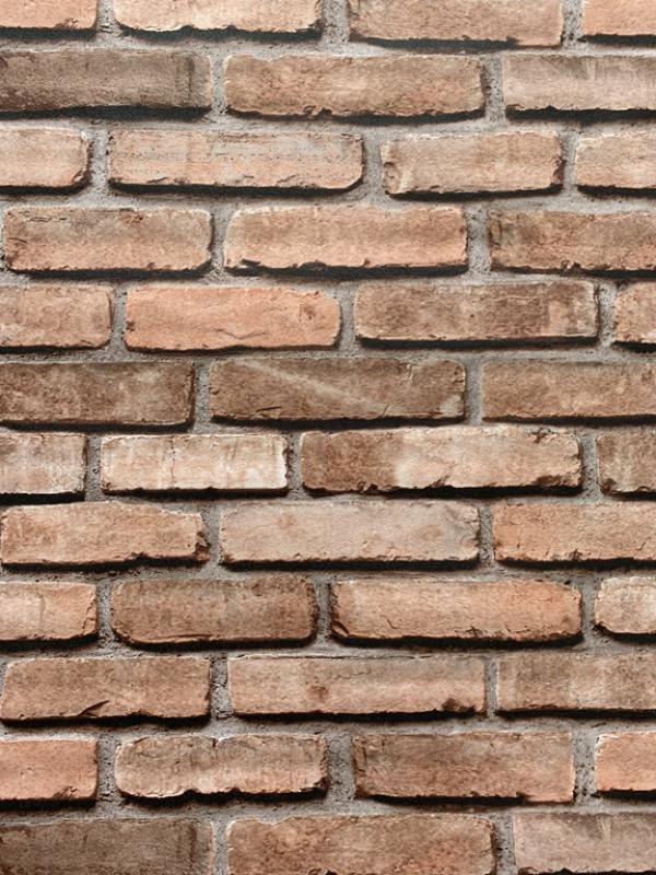 3 BOYUTLU ATEŞ TUĞLA DESEN DUVAR KAĞIDI