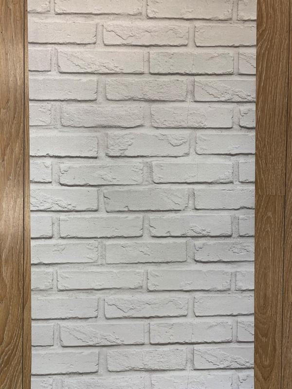 DECOWALL 3 BOYUTLU BEYAZ TUĞLA DESEN DUVAR KAĞIDI
