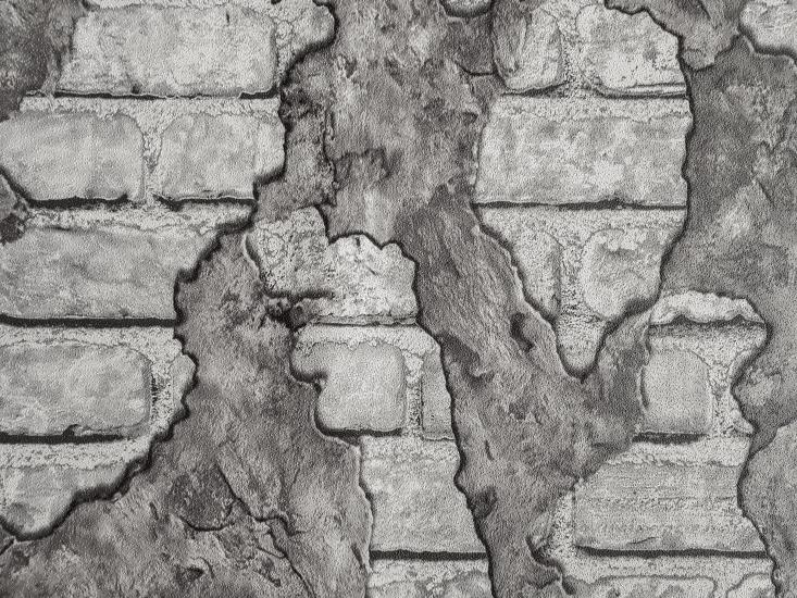 3D Single Eskitme Taş Desen Duvar Kağıdı (5 m2) 2014