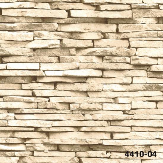 DECO STONE 3 BOYUTLU KAHVE İNCE TAŞ DUVAR KAĞIDI 16,5 m2 - 4410-04