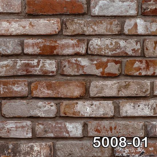 DECO STONE 3 BOYUTLU KREMİT TAŞ DUVAR KAĞIDI 16,5 m2 - 5008-01